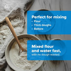 FAAY 13" Dough Whisk, 100% Healthy Teak Kitchen Utensils - Image 3