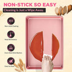 Professional Non-Stick Baking Sheets Set, 3-Piece Heavy Duty Carbon Steel - Image 6