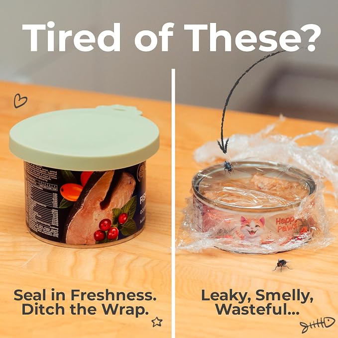 3 Pack Universal Pet Food Can Covers Lids - Image 4
