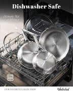 Titanium Pan, 12 Inch Pure Titanium Hammered Pro frying pan - Image 6