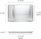 Excellante 18" X 13" Half Size Aluminum Sheet Pan, Perforated, Comes In Each - Image 2