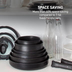 T-fal Ingenio Expertise Non Stick Cookware Set 10 Piece, Oven Broiler Safe 500F - Image 3