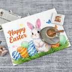Easter Bunny Dish Drying Mat, for Kitchen Counter Microfiber Absorbent Easter - Image 5