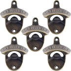 Antique Bronze Beer Cap Opener Moubtable by Wallmountedbottleopener