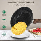 M MELENTA Pots and Pans Set Non Stick, Non-toxic Induction Cookware Kitchen - Image 5