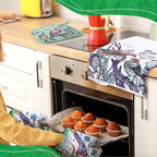 Leinuosen 6 Bird Flower Kitchen Towels Kitchen Decor and Accessories Set Floral - Image 7