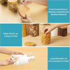 Vtopmart Glass Food Storage Jars, 7 Pack Kitchen Containers - Image 5