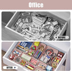 Plastic Drawer Organizers, Desk and Vanity Organizer Plastic Tray, Makeup - Image 6