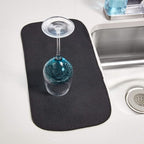 iDesign iDry Fabric Mini Kitchen Countertop Absorbent Dish Drying Mat - Image 2