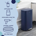 happimess HPM1011E Curtis 8-Gallon Step-Open Trash Can, Fingerprint Resistant - Image 3