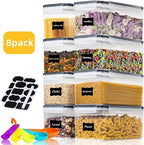 8PCS 3.2L/108 OZ Airtight Food Storage Containers - Image 6