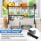 SNTD Over The Sink Dish Drying Rack - Image 5