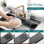 eormoe Diatomite Kitchen Faucet Mat - Image 3