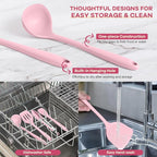 TeamFar Kitchen Cooking Utensils, 446°F Heat Resistant Kitchen Gadgets Tools - Image 6