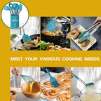 15 Pcs Silicone Cooking Utensils Kitchen Utensil Set - Image 4