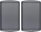 GoodCook Everday Nonstick Carbon Steel 17 x 11-Inch Baking Sheet Set, 2 Pack – by GoodCook