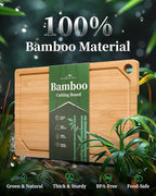 Kitsure Bamboo Cutting Board Set - Image 4