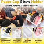 Cup and Lid Holder, Disposable Paper Cup Dispenser - Image 5