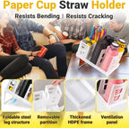 Cup and Lid Holder, Disposable Paper Cup Dispenser - Image 5