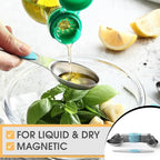 Spring Chef Stainless Steel Magnetic Measuring Spoons Set of 8 - Image 5