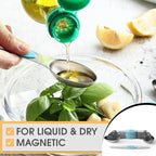 Spring Chef Stainless Steel Magnetic Measuring Spoons Set of 8 - Image 5