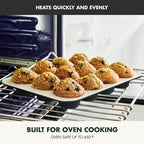 GreenPan Bakewell 12-Cup Muffin Pan, Healthy Ceramic Nonstick Bakeware - Image 7