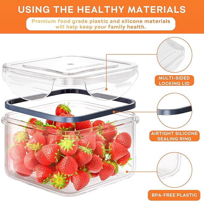 54 PCS Food Storage Containers - Image 3