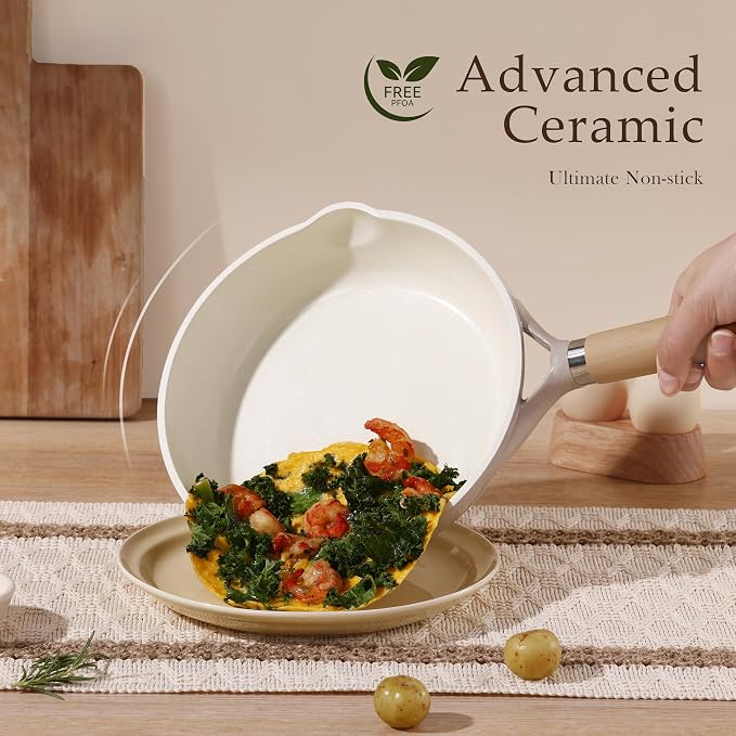 CAROTE 10" Ceramic Frying Pan - Image 3