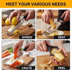 5 Pcs Zester Grater Set Cheese Grater - Image 4