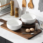 MALACASA Salad Bowls Set, 44 OZ Large Soup Bowls Cereal Bowl - Image 9