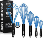 Eddeas Silicone Whisk, Non Scratch Whisk by Eddeas