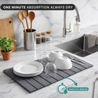 Stone Dish Drying Mat for Kitchen Counter - Image 2