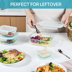 Vtopmart 8 Pack Glass Food Storage Containers - Image 5