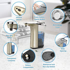 PZOTRUF Automatic Soap Dispenser, Touchless Dish Soap Dispenser 17oz/500ml - Image 6