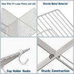 Simple Houseware Collapsible Dish Drying Rack - Image 4