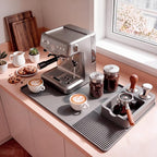 Silicone Coffee Mat and Espresso Tamping Mat, Detachable Espresso Coffee Bar - Image 3