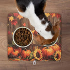 Fall Pumpkin Dish Drying Mat for Kitchen Counter Thanksgiving Autumn Harvest - Image 9