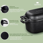 4.6 Quart Oval Dutch Oven for Bread Baking, Bread Dutch Oven for Sourdough - Image 4