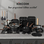 Kikcoin Pots and Pans Set Non Stick 31 Piece Kitchen Nonstick Cooking Cookware - Image 7