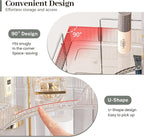 Aveniee Corner Bathroom Counter Organizer, Bathroom Countertop Shelf Makeup - Image 4
