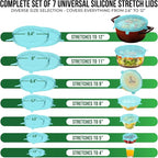 Reusable Silicone Stretch Lids for Food Storage in Fridge - Image 2