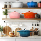 5QT Enameled Cast Iron Dutch Oven - Image 7