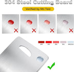 URMONA 3 PCS 304 Stainless Steel Cutting Board - Image 7