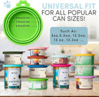 4 Pack Universal Pet Food Can Covers Lids - Image 3