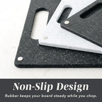 COOK WITH COLOR Non-Slip Cutting Board Set – Kitchen Essentials with Easy Grip - Image 3