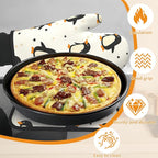 Cute Penguin Oven Mitts and Pot Holders Set, Kitchen Decor Heat Resistant Non - Image 4