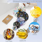 5-Size Reusable Beeswax Bowl Covers - Image 3