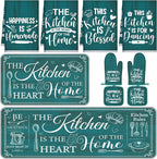 Fourluoo 10 Pcs Farmhouse Kitchen Decor and Accessories Set 4 Kitchen Towels 2 by Fourluoo