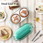 Cast Iron Bread Pan with Lid, Mini Enamel Sourdough Baking Dutch Oven Pot - Image 3