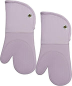 Professional Microwave Silicone Oven Mitts one Pair, Kitchen Mitten Set - Image 9